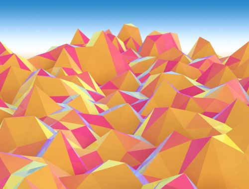 background mountains low poly