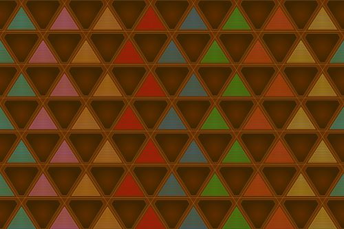 background colorful triangle