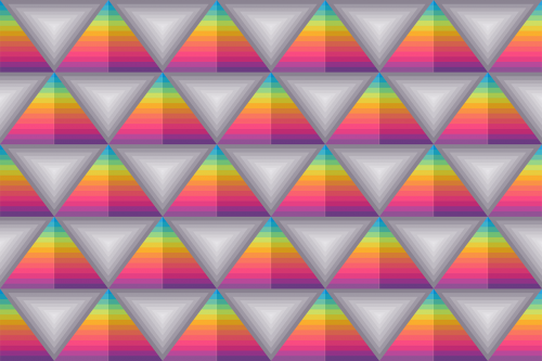 background colorful triangle