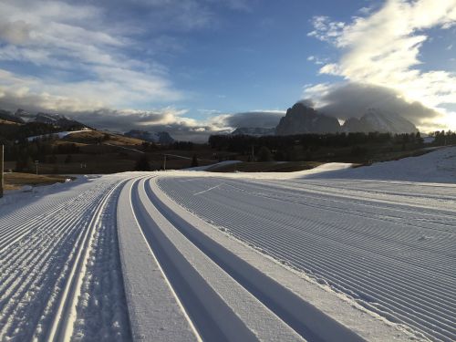 background winter alps