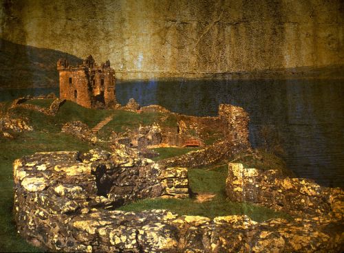 background castle ruins