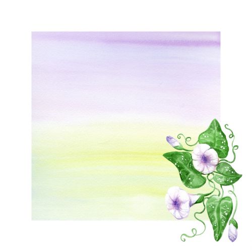 background watercolor flower