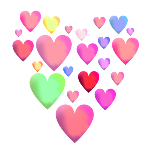 background hart hearts pattern