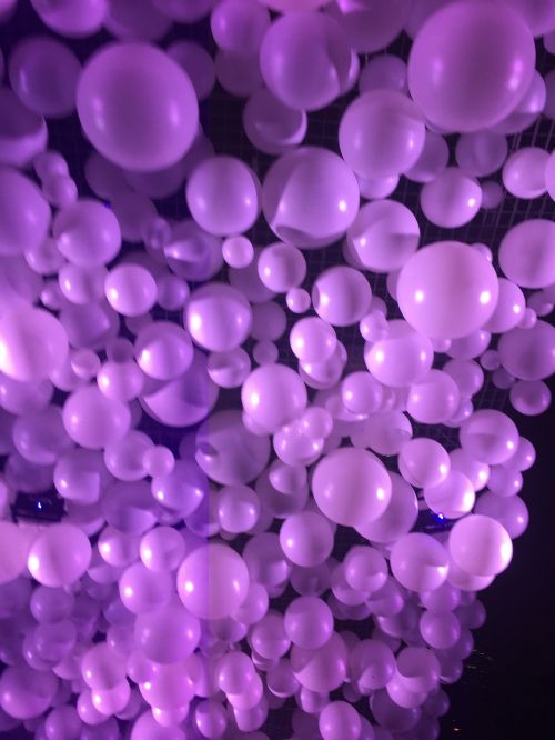 background purple balloons