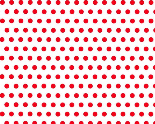 background polka dots red