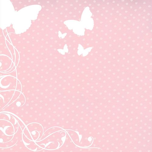 background butterfly pink