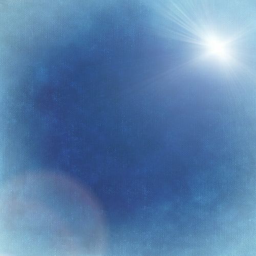 background blue sun