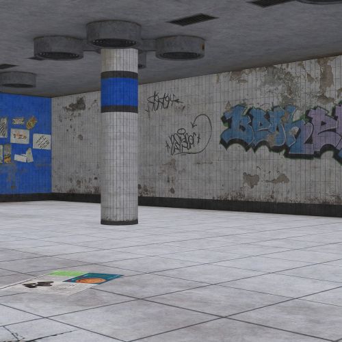 background image subway station underground