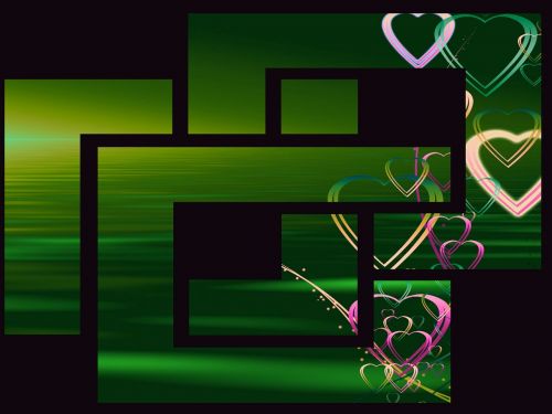 background image romantic heart