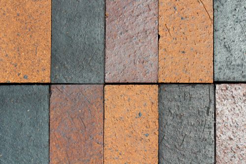 Background Multi-Colored Bricks