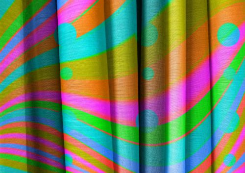 Background Of Colorful Fabric