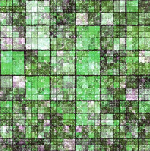 Background Of Green Squares