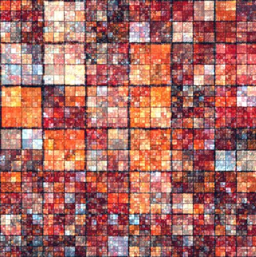 Background Of Red Squares