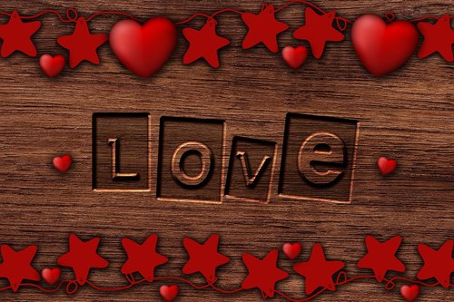 background romantic  love  wood