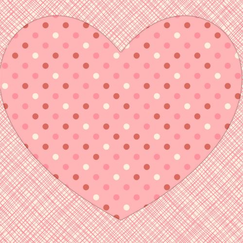 Background Scrapbook Pink Heart