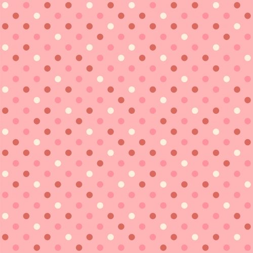 Background Scrapbook Pink PolkaDots