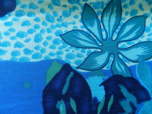 Background Fabric Flower Blue (4)
