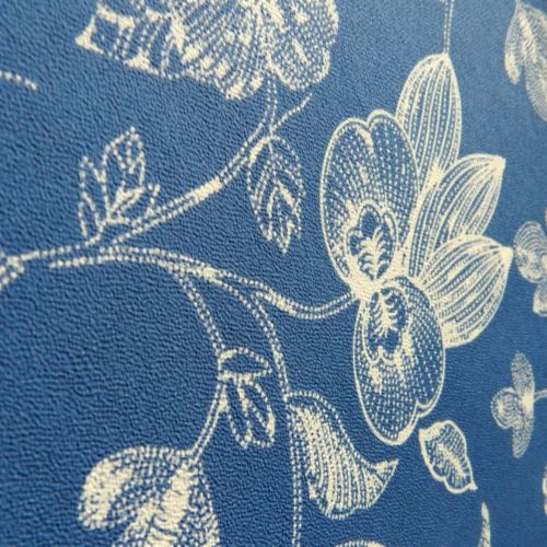 Background Fabric Flower Blue (9)