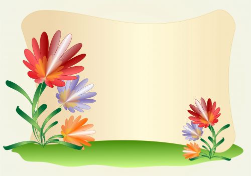 Background With Flowers