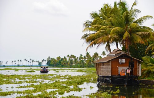 backwaters  india  cochin