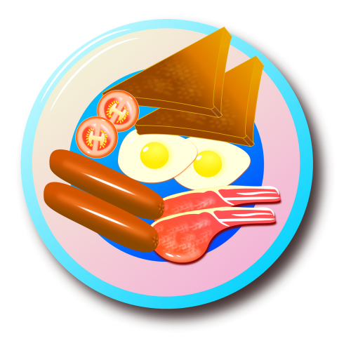 bacon breakfast egg