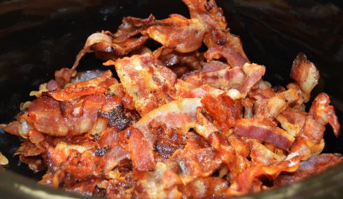 bacon fry food