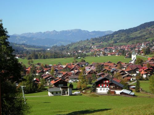 bad oberdorf village allgäu