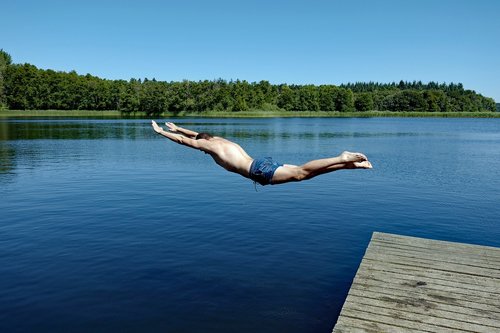 badesee  plunge  lake