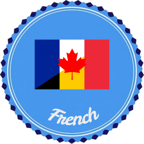 badge flair french