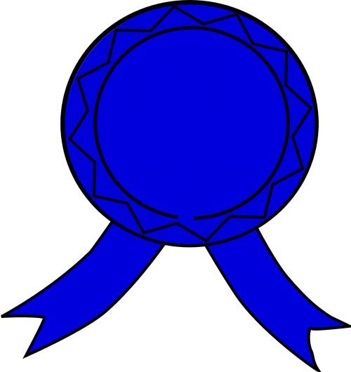 badge blue emblem
