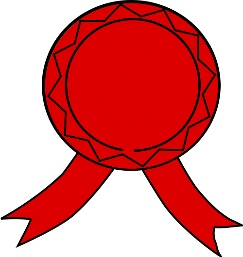 badge red emblem