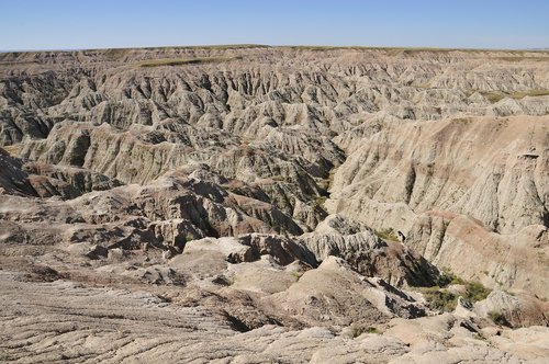 badlands  national park  usa