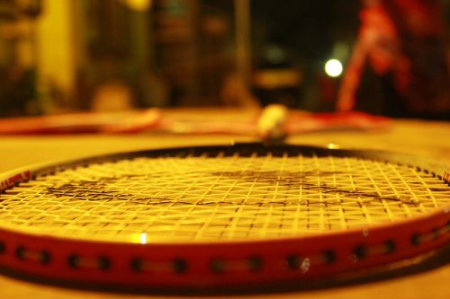 badminton racket sport