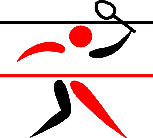 badminton player racket