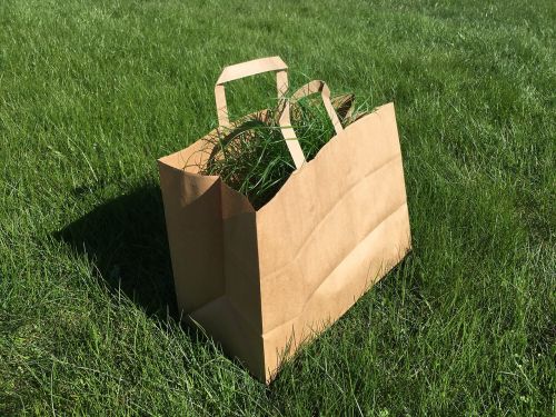 bag grass green