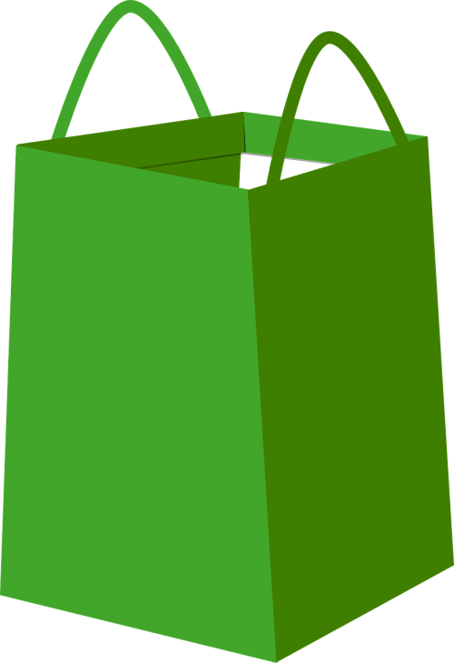 bag shopper green