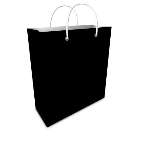 bag shopping black