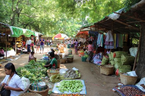 bagan market human