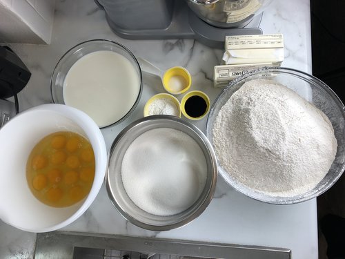 baked goods  food  flour
