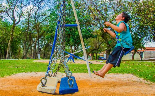 balance child playground