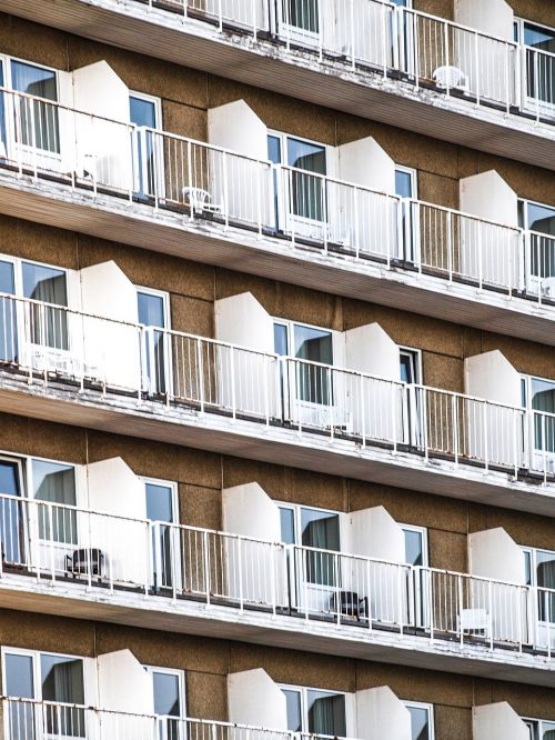 balconies skyscraper mietkaserne