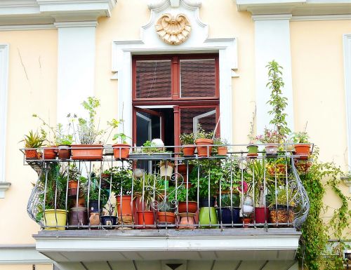 balcony home facade