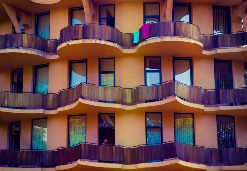 balcony windows building