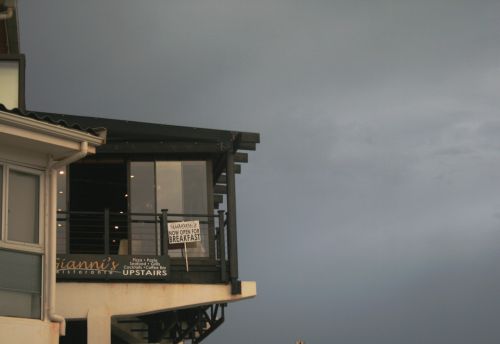 Balcony Against The Sky