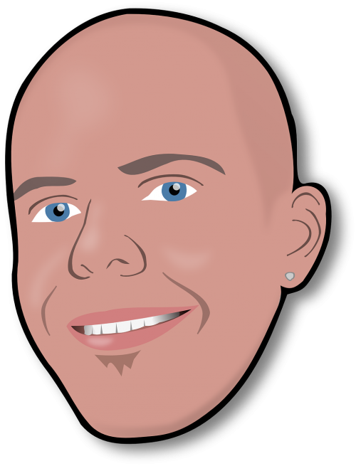 bald head man bald