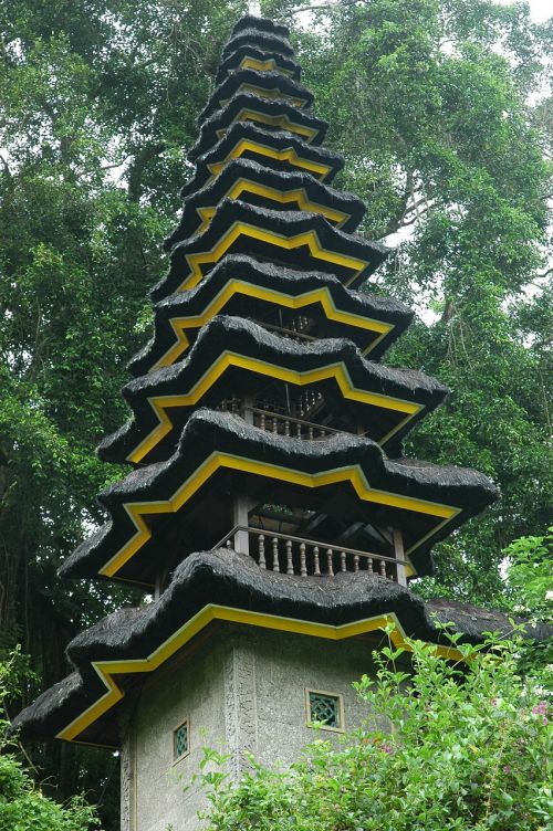 bali temple tower