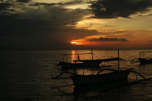 bali  sea  boat