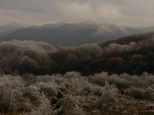balkan mountain snow winter