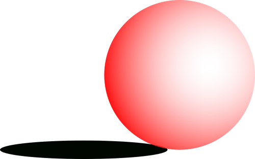 ball sphere shadow