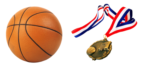 ball basketball medal